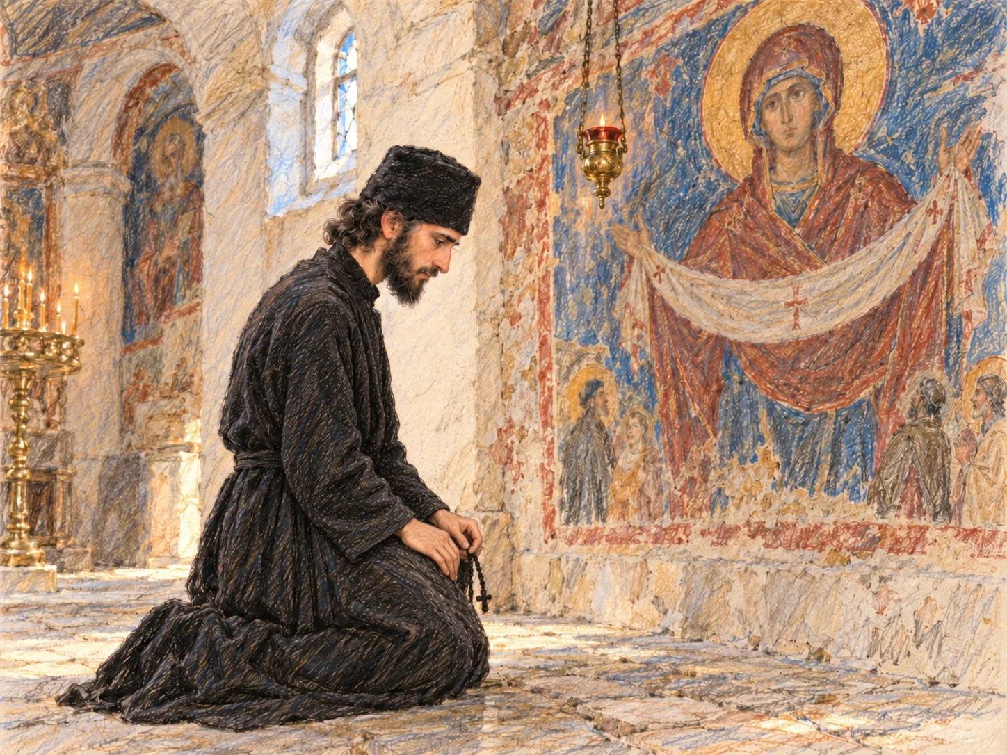 Какое стихотворение написал святой Паисий родной матери в день монашеского пострига, на...