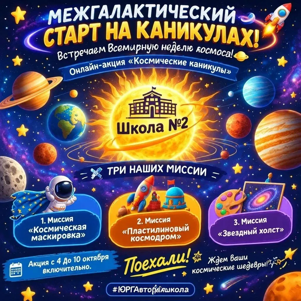🛸 Галактический привет от экипажа миссии «Звездный холст»!