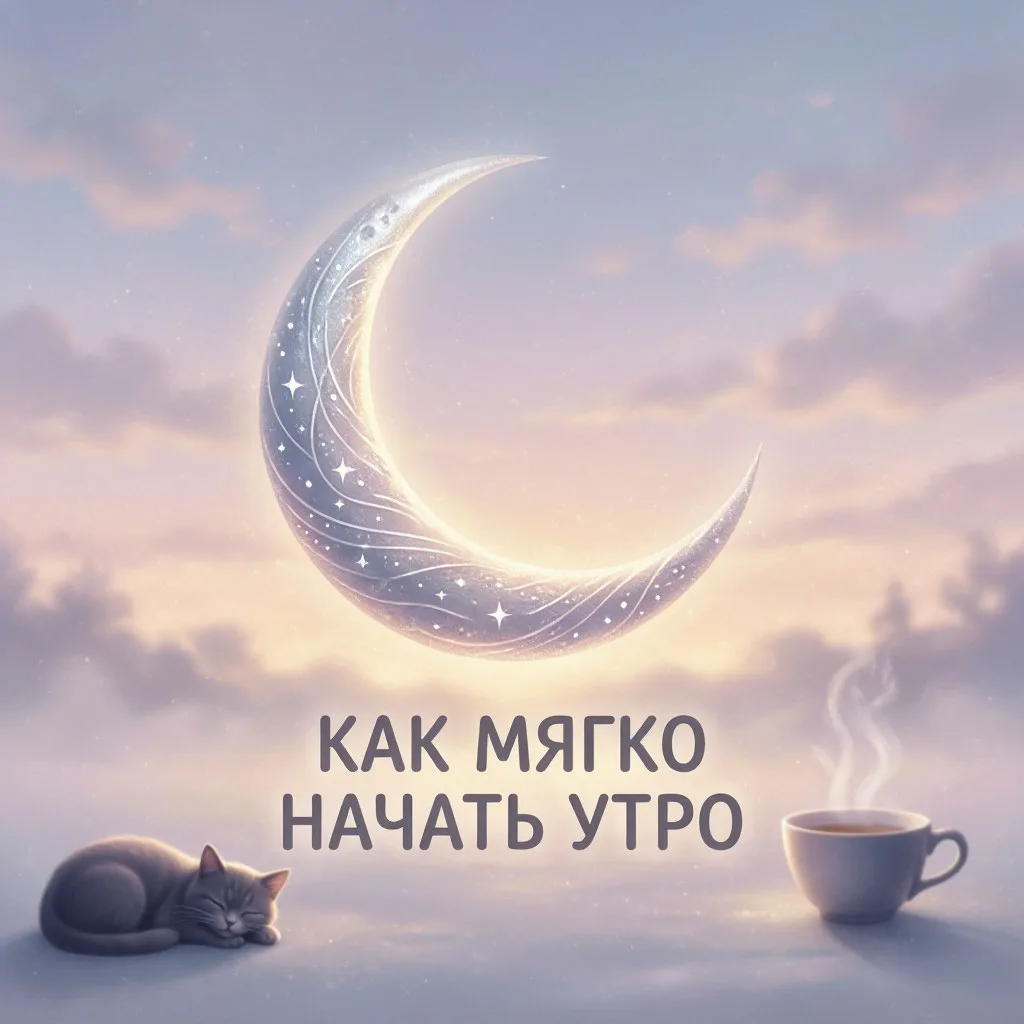 ✨ Под лунный шёпот: начни утро с трёх тихих шагов.