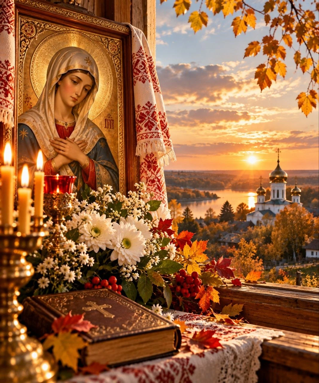 🌸 С праздником Покрова Пресвятой Богородицы!