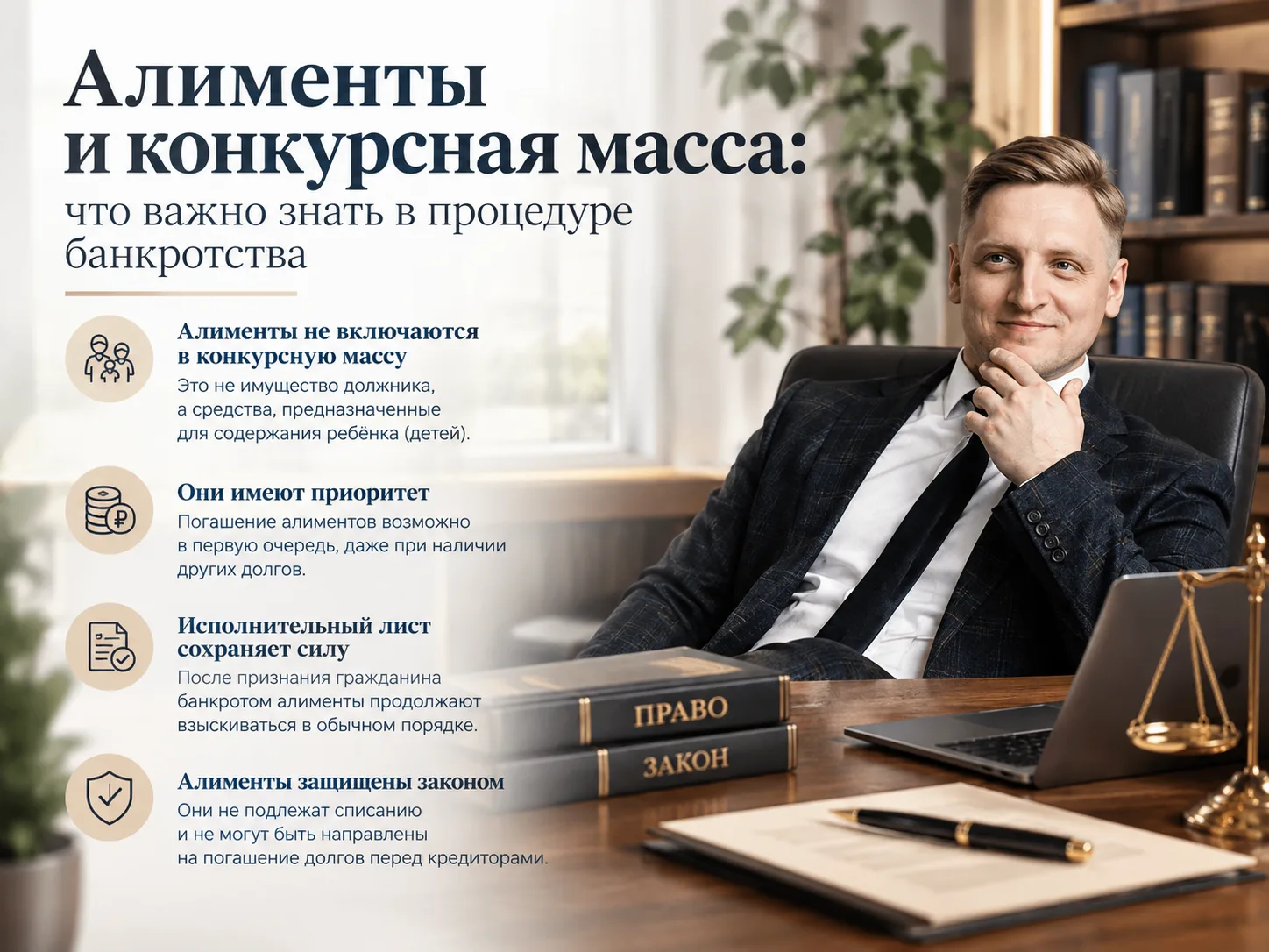 Алименты и конкурсная масса: что важно знать в процедуре банкротства