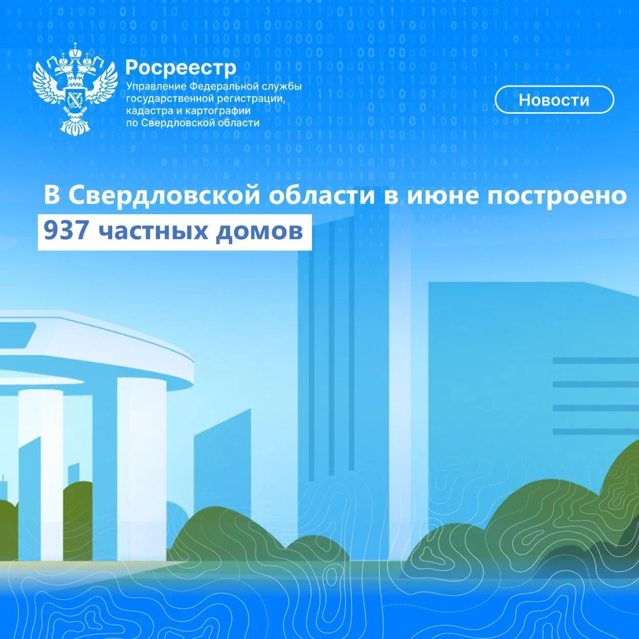 🏡 Росреестр сообщил о постановке на учет 937 жилых домов в сентябре 2026 года