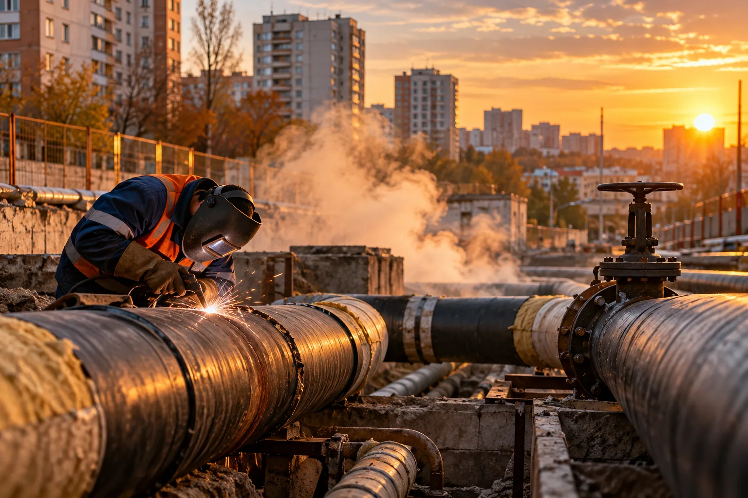 Износ теплосетей в Ростовской области достиг 70%