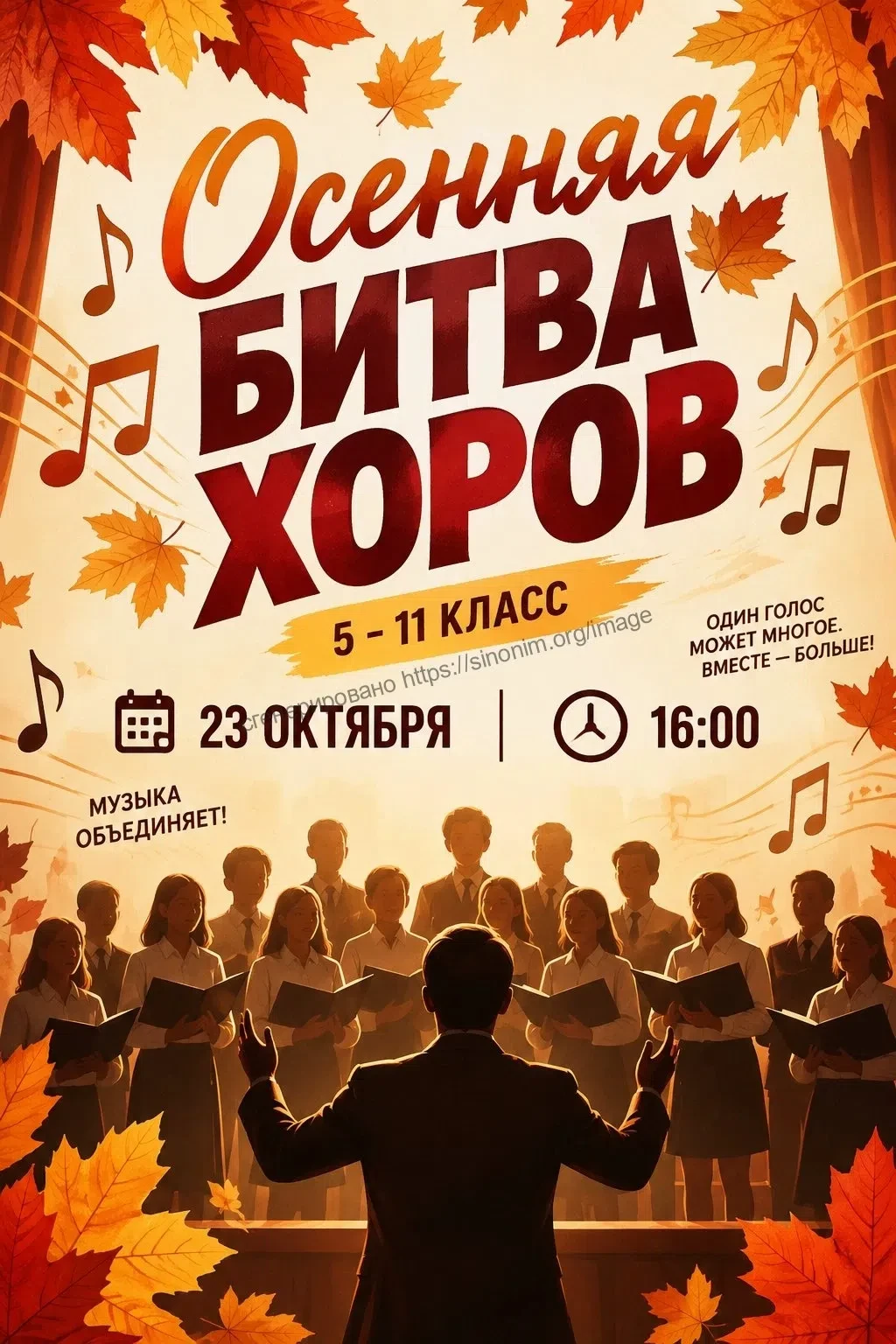 🔥 «Битва хоров» — голос каждого класса важен! 🔥