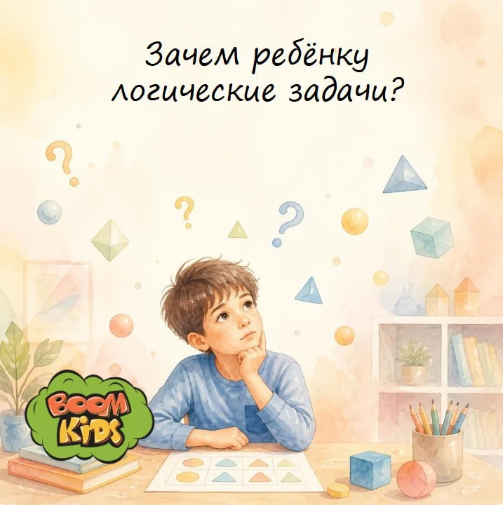 Зачем ребёнку логические задачи? 🧩