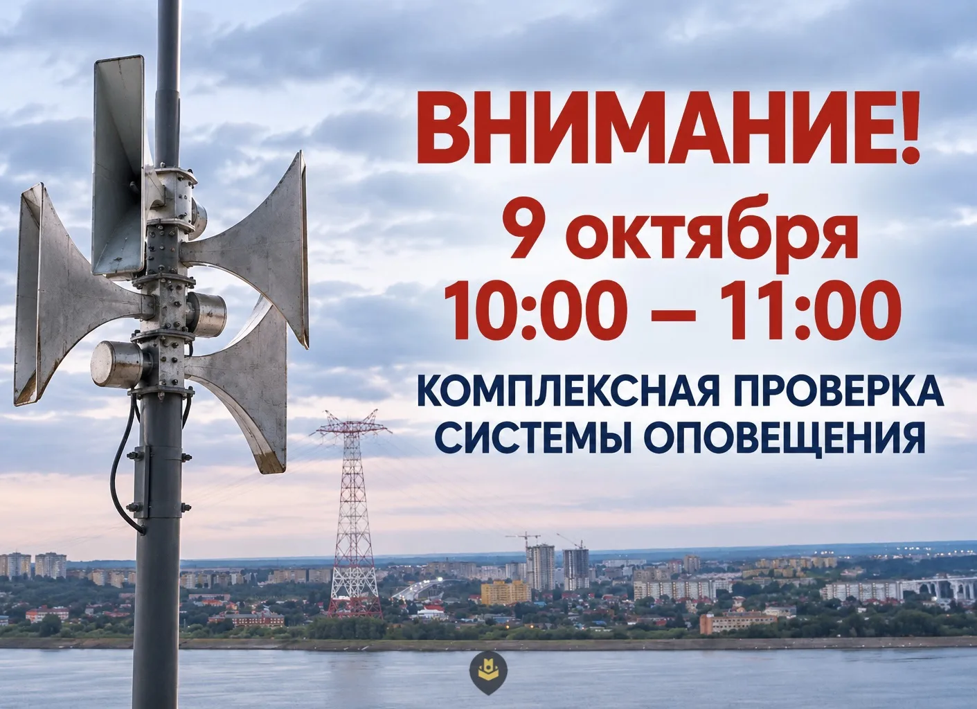 В Балаково 9 октября пройдет проверка системы оповещения с 10.00 до 11.00. На территори...