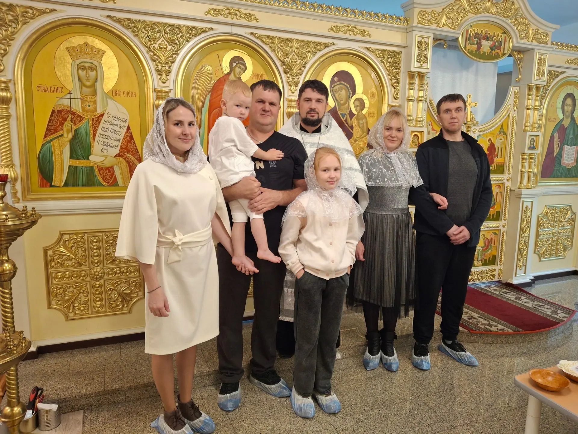 Сегодня мы ПОКРЕСТИЛИ Владислава. ⛪️💦