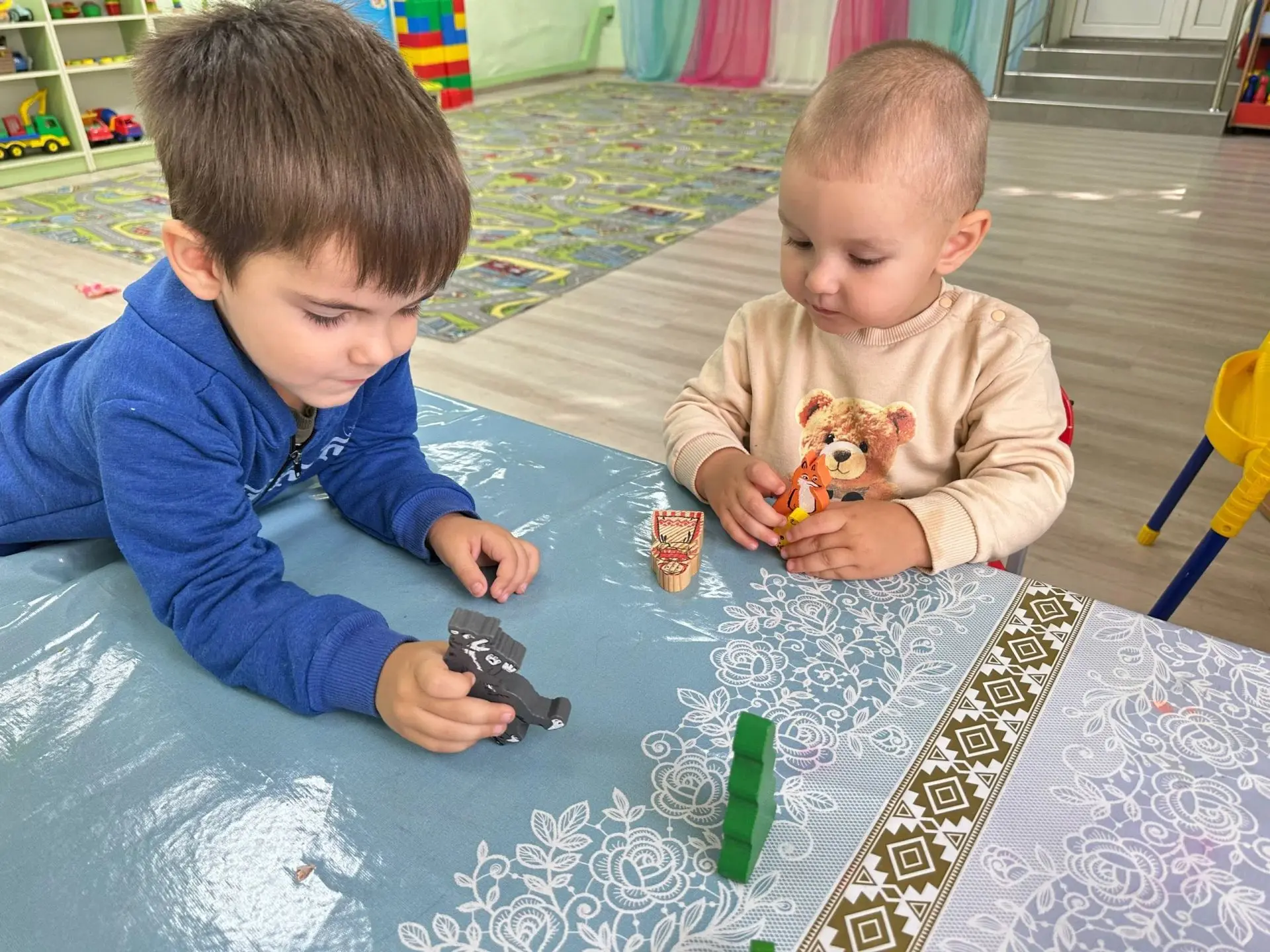 Показ настольного театра "Курочка ряба".🐓🥚