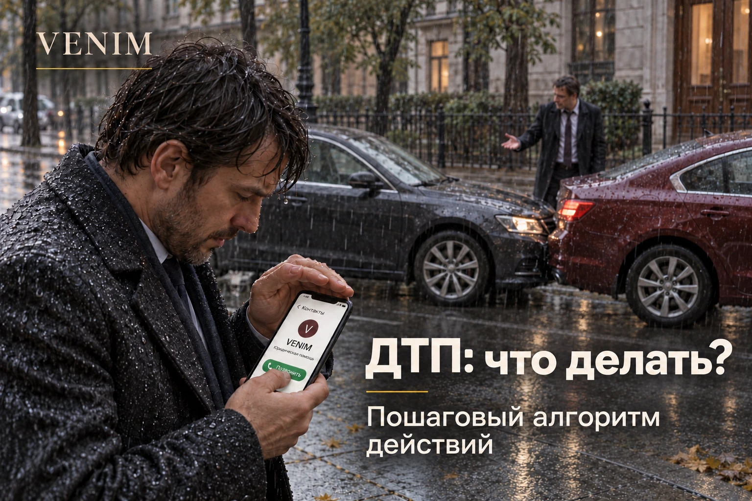 🚗 «Давайте разъедемся, потом решим» — плохой план после аварии. Сначала остановитесь, ...