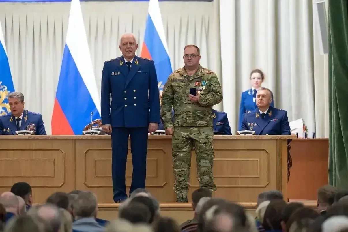 Доброволец бригады «БАРС-Курск» с позывным «Прокурор» принял участие во встрече с Генер...