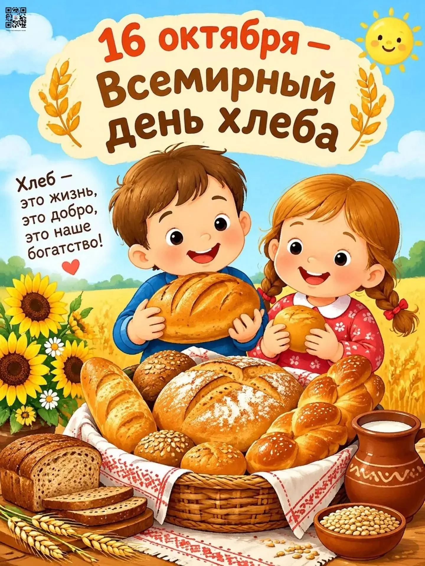 16 октября - День ХЛЕБА
