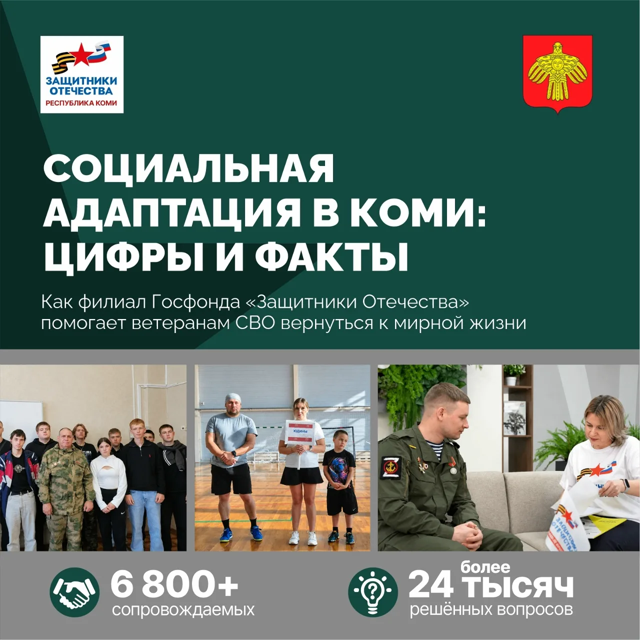 Фонд «Защитники Отечества» продолжает масштабную работу по возвращению участников спецо...