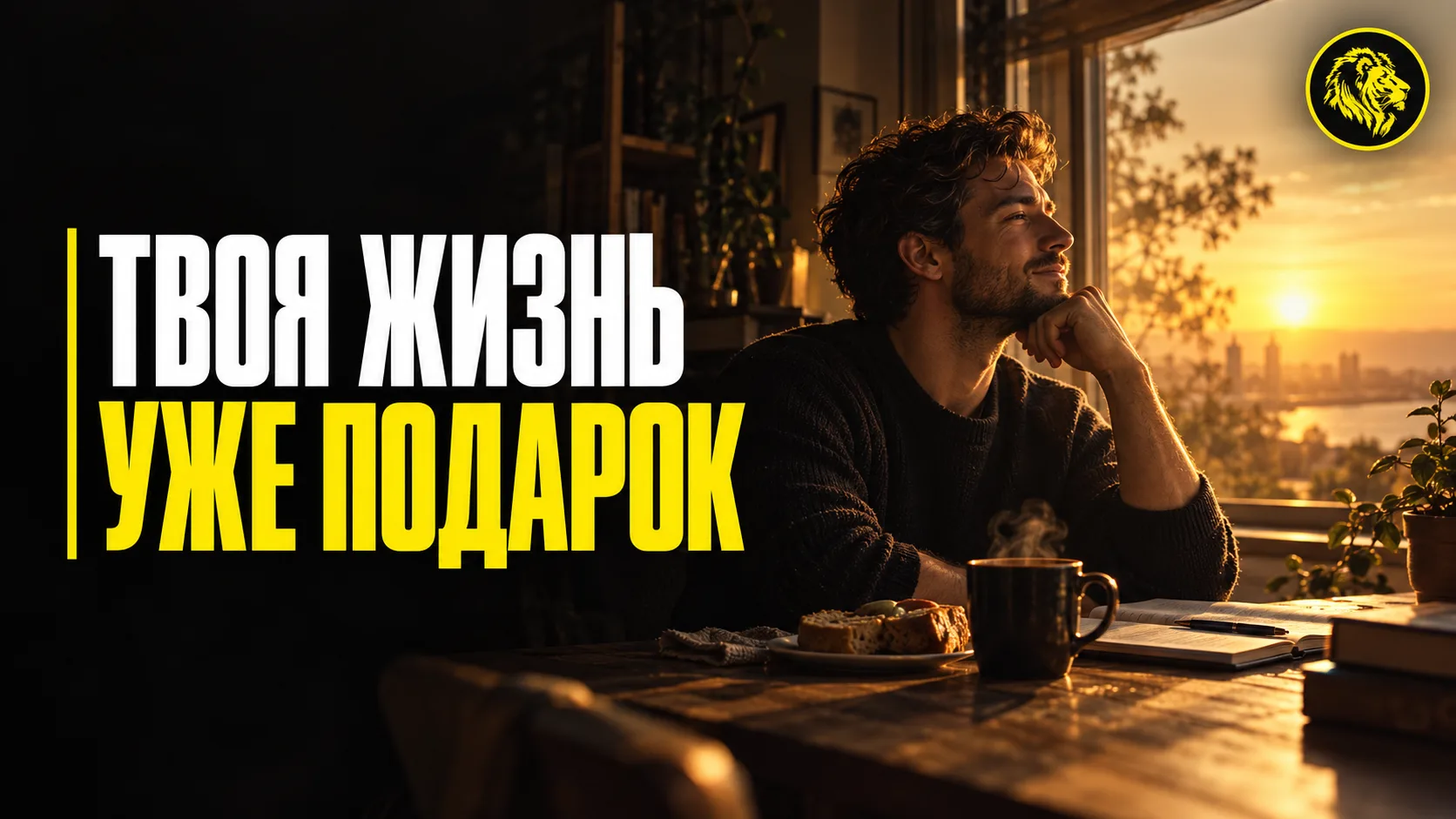 Я благодарен за то, что сегодня проснулся.