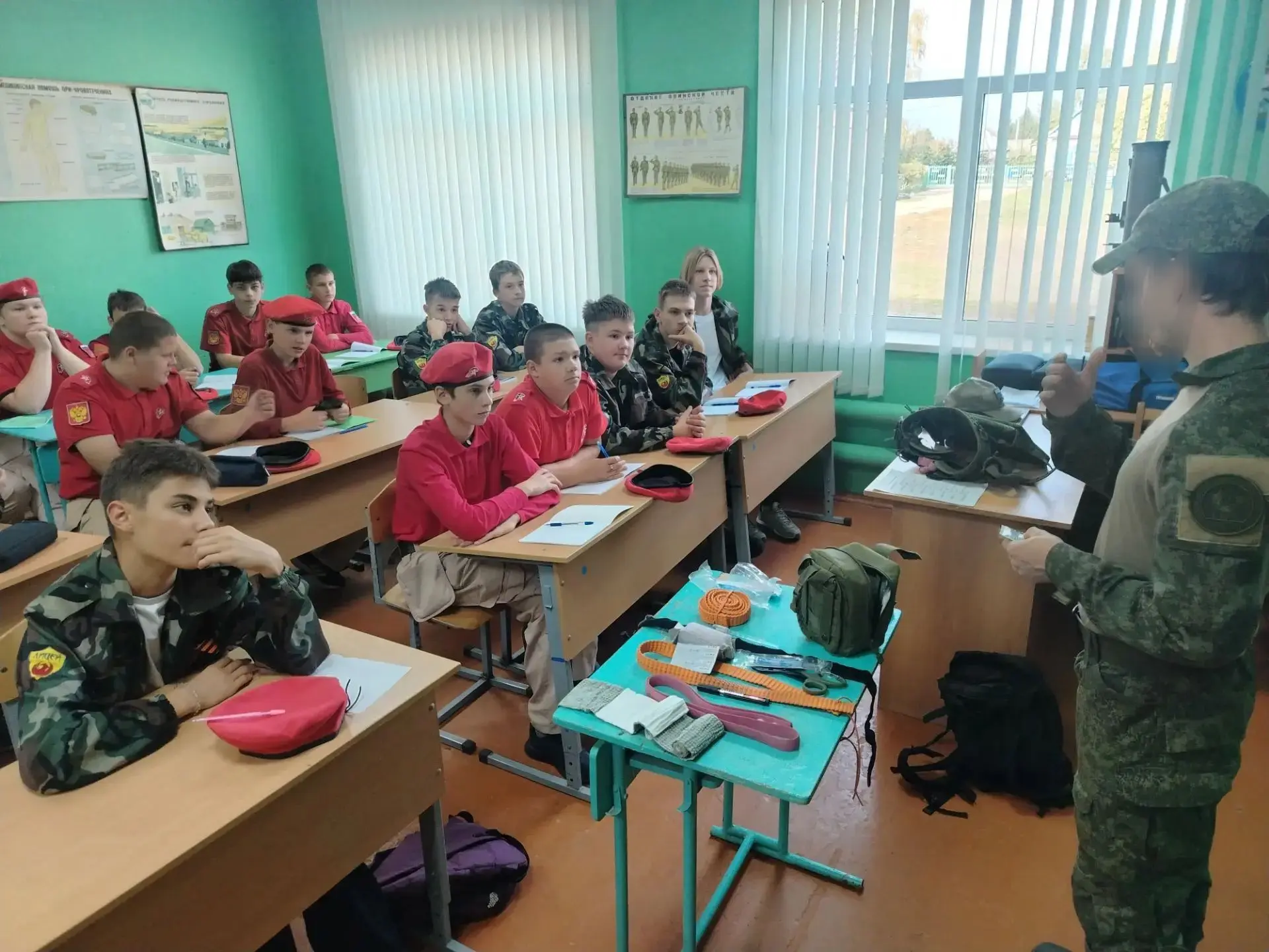 ✅В рамках учебных сборов для обучающихся 8-х классов прошли первые занятия.