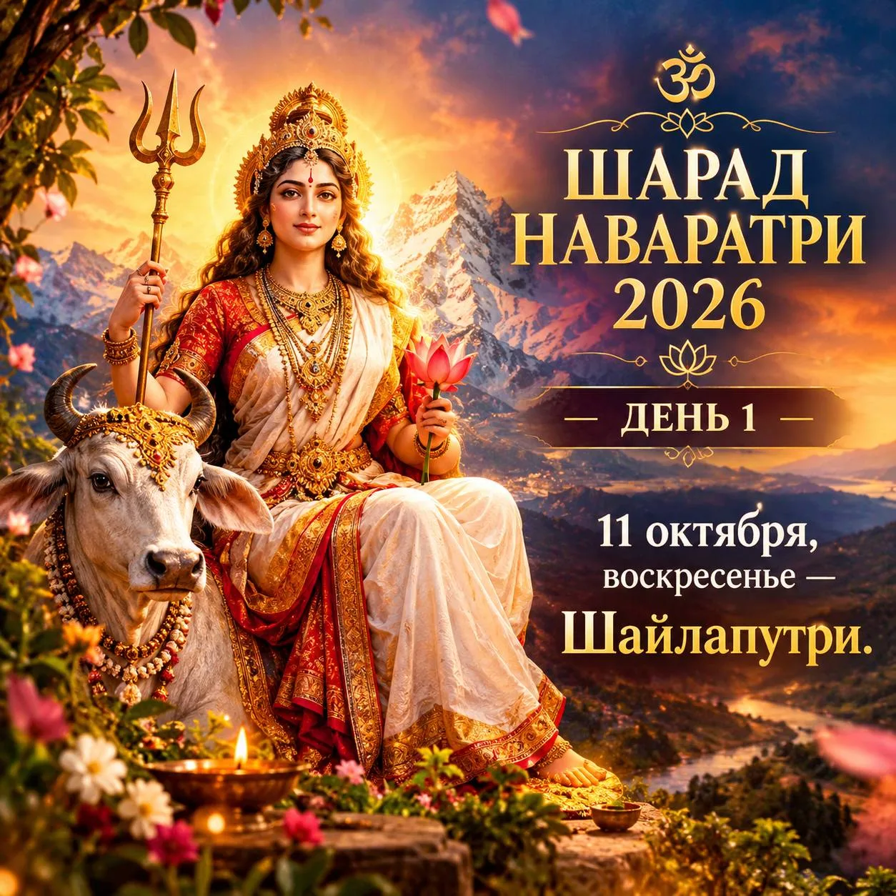 🕉️ ШАРАД НАВАРАТРИ 2026 — ДЕНЬ 1.