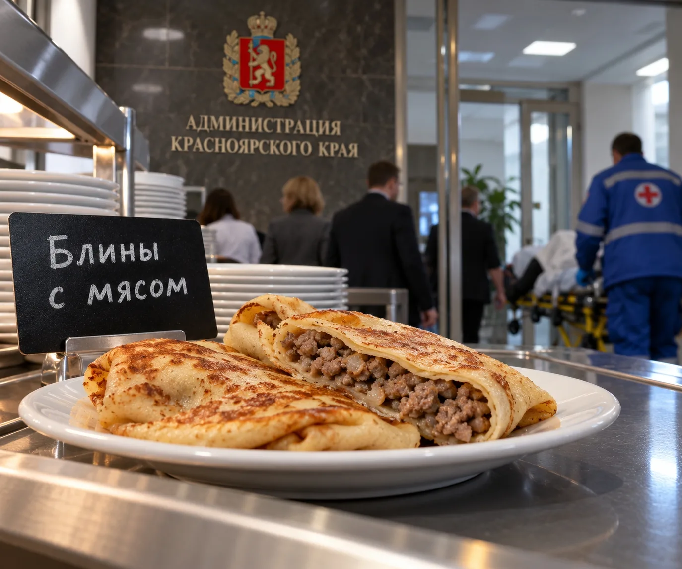 🥞 В Красноярске почти 20 чиновников могли отравиться блинами с мясом