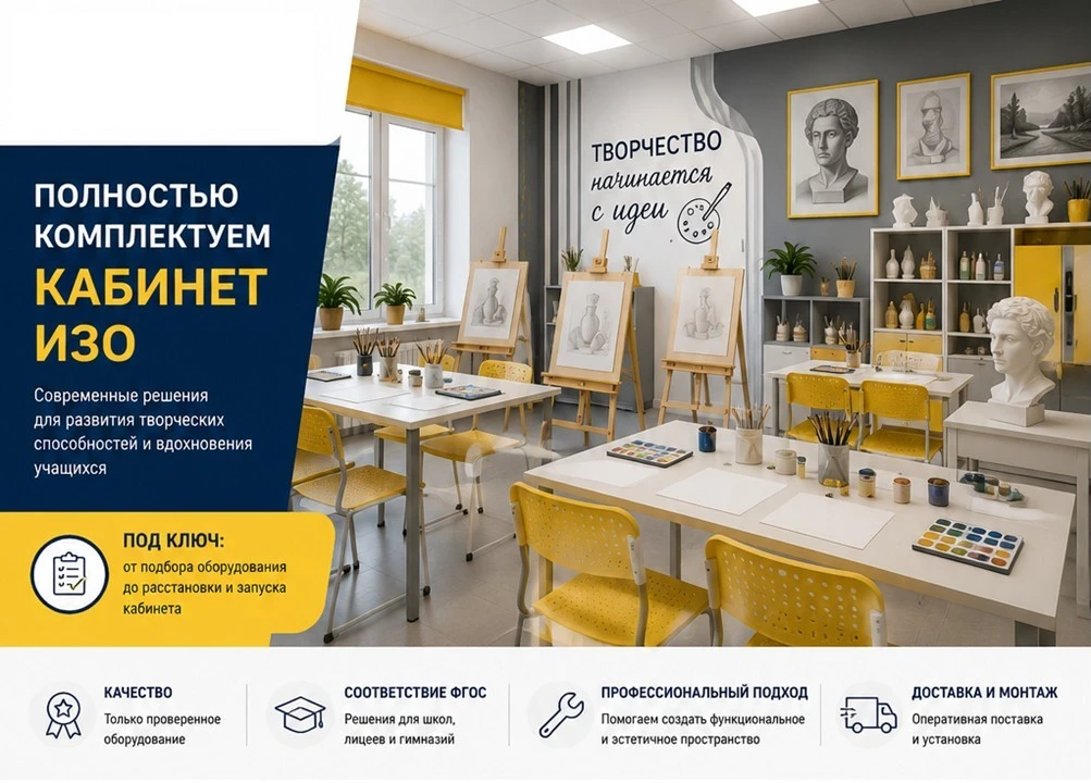 🎨 СОВРЕМЕННЫЙ КАБИНЕТ ИЗО
