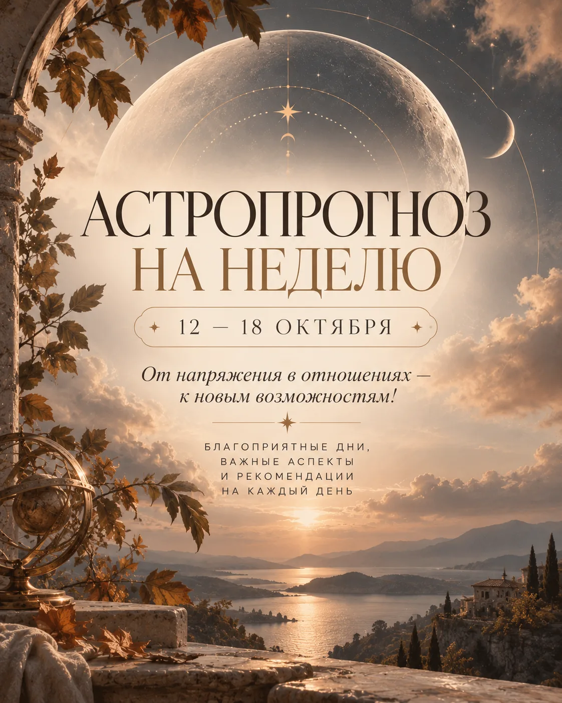 ✨ АСТРОПРОГНОЗ НА 12–18 ОКТЯБРЯ ✨