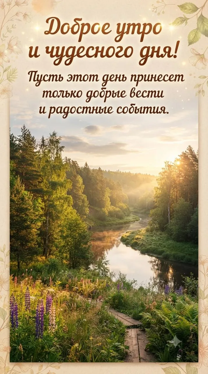 Доброе и благословенное утро!