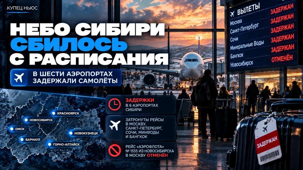 ✈️ СИБИРЬ • АВИАЦИЯ • ЗАДЕРЖКИ РЕЙСОВ ‼️