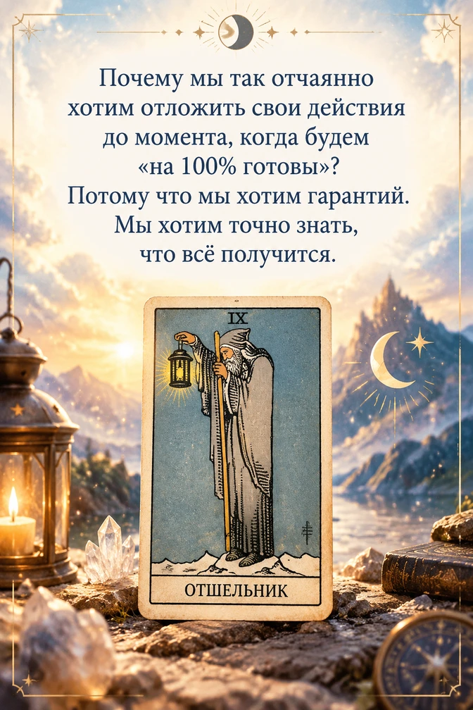 Почему мы так отчаянно хотим отложить свои действия до момента, когда будем «на 100% го...