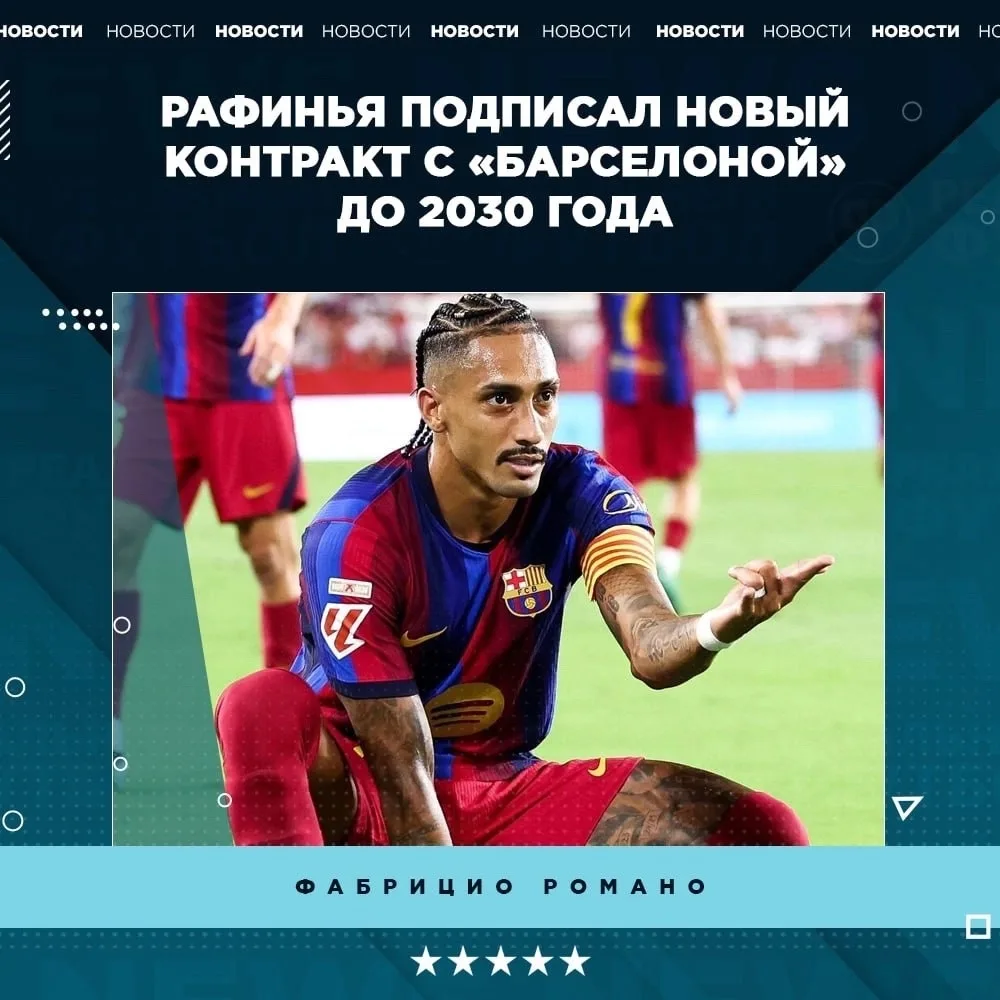 💪 Рафинья надолго останется в «Барселоне»
