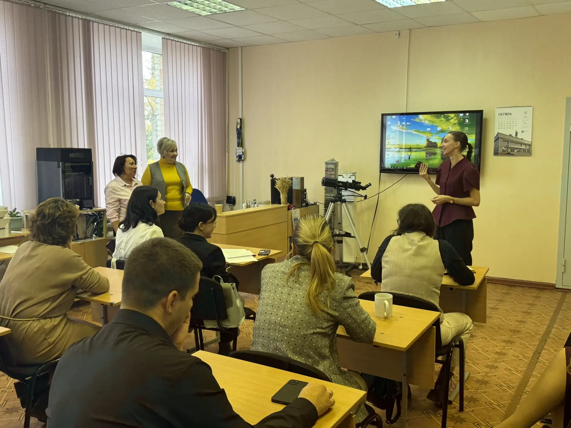 В лицее прошла рабочая встреча клуба «Учитель года Алтая»