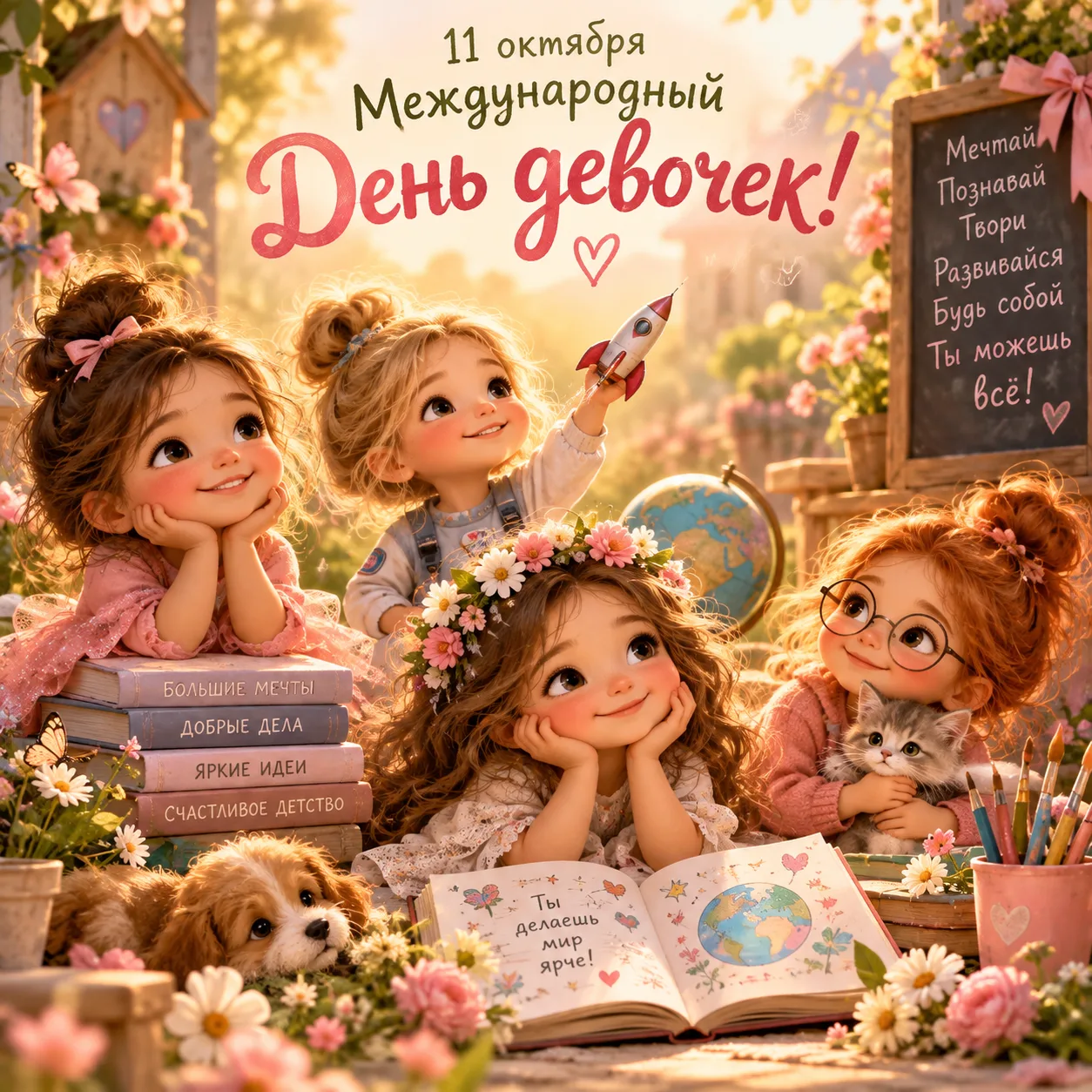 🌸💖 11 октября — Международный день девочек! 💖🌸
