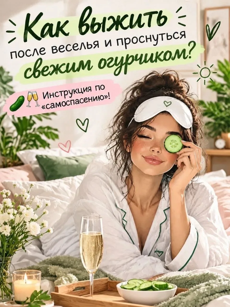 Как выжить после веселья и проснуться свежим огурчиком?