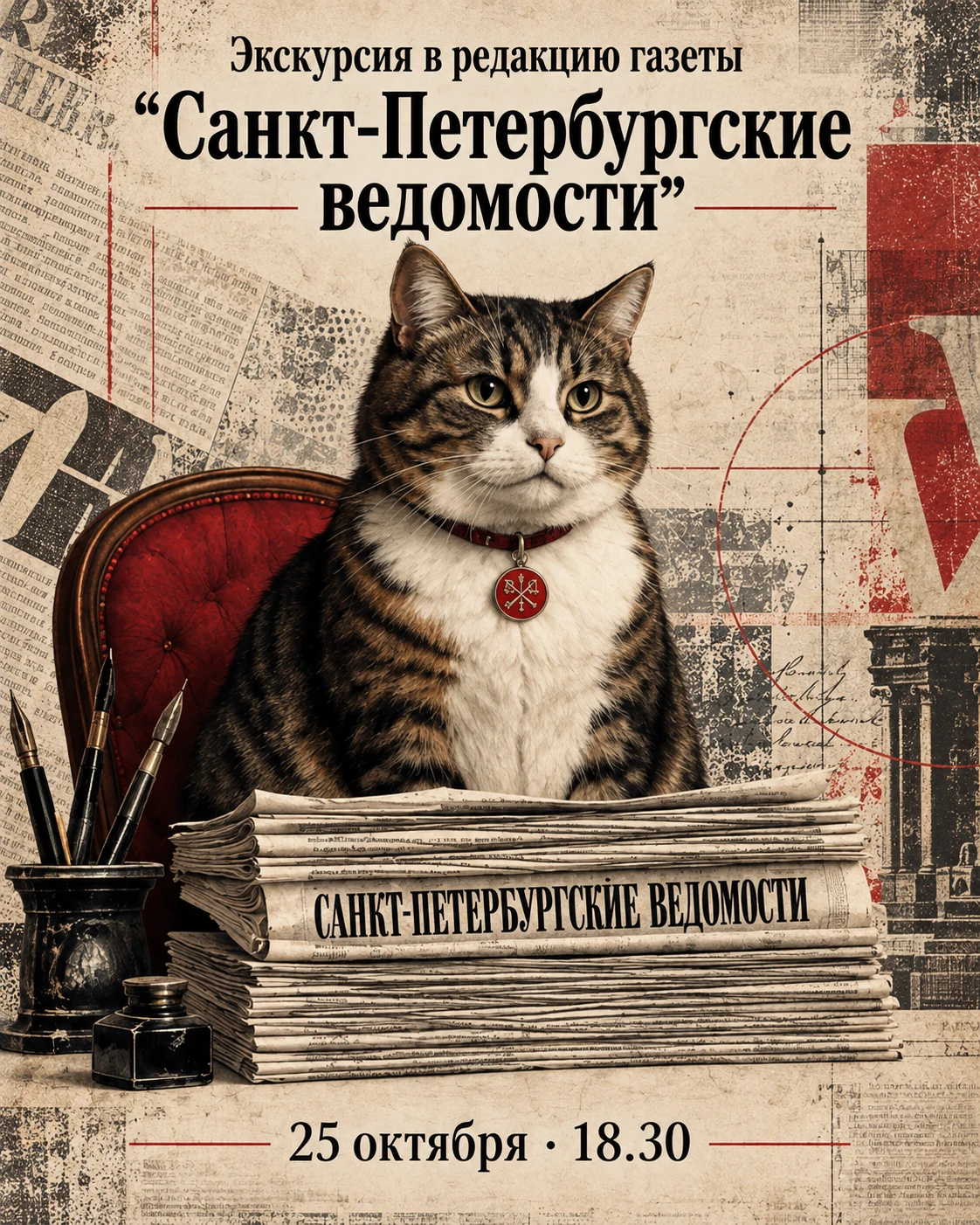 📝 Экскурсия в редакцию газеты «Санкт-Петербургские ведомости»