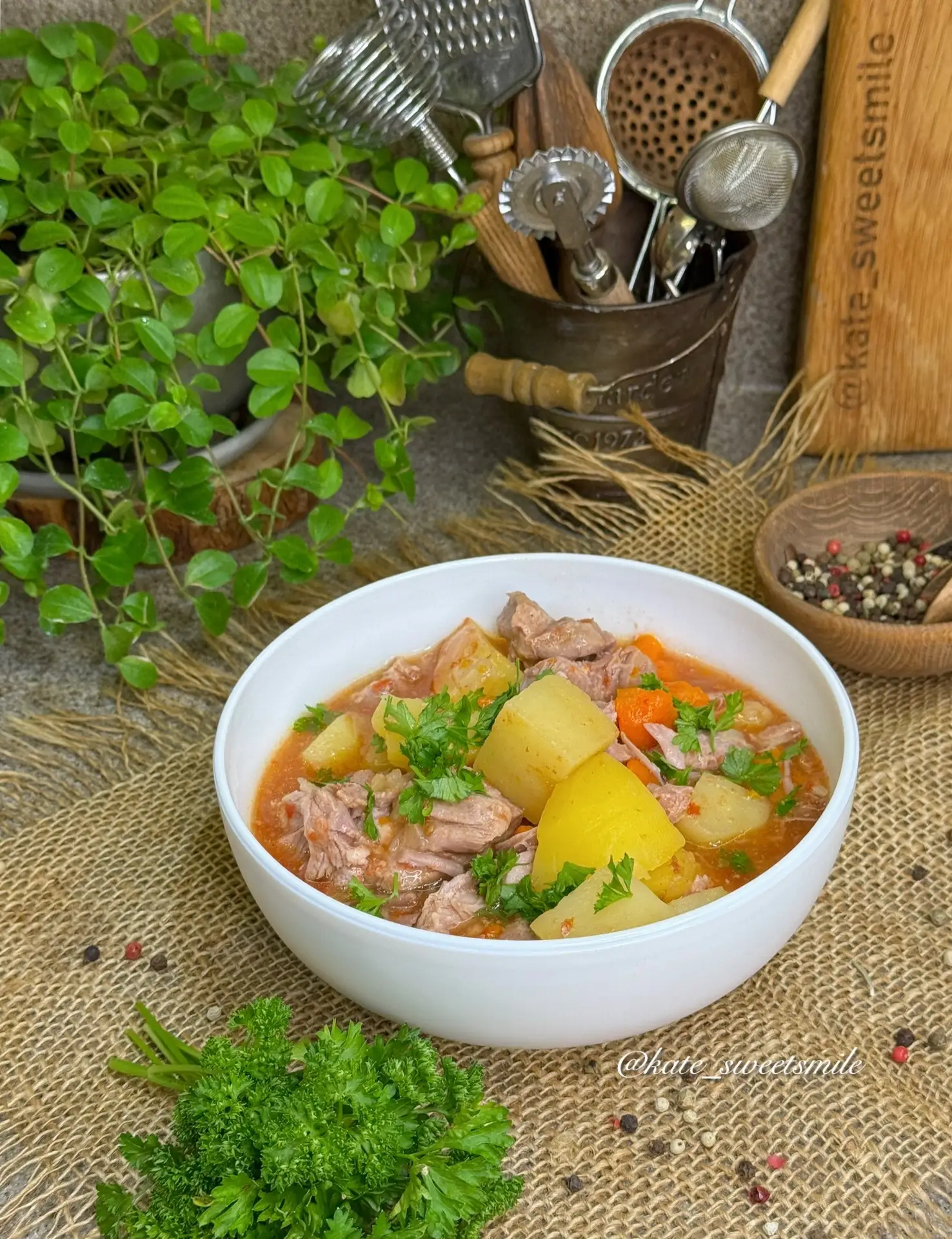 ТОМЛЕНАЯ ГОВЯДИНА С ОВОЩАМИ