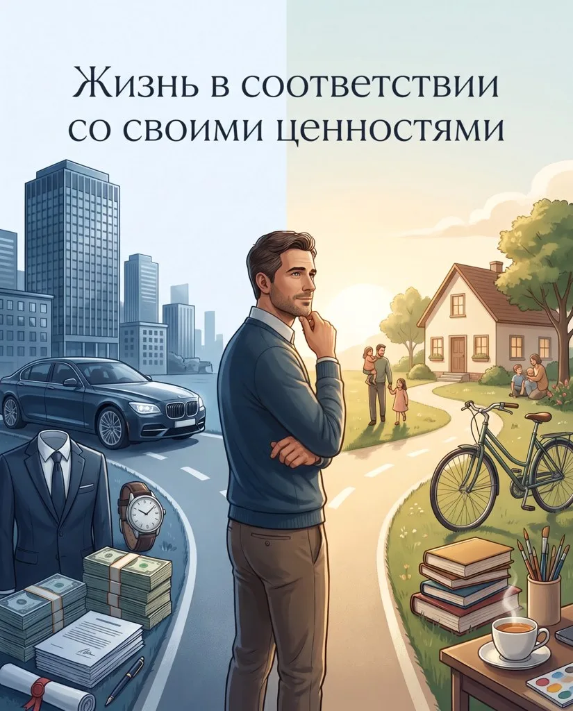 Жизнь в соответствии со своими ценностями