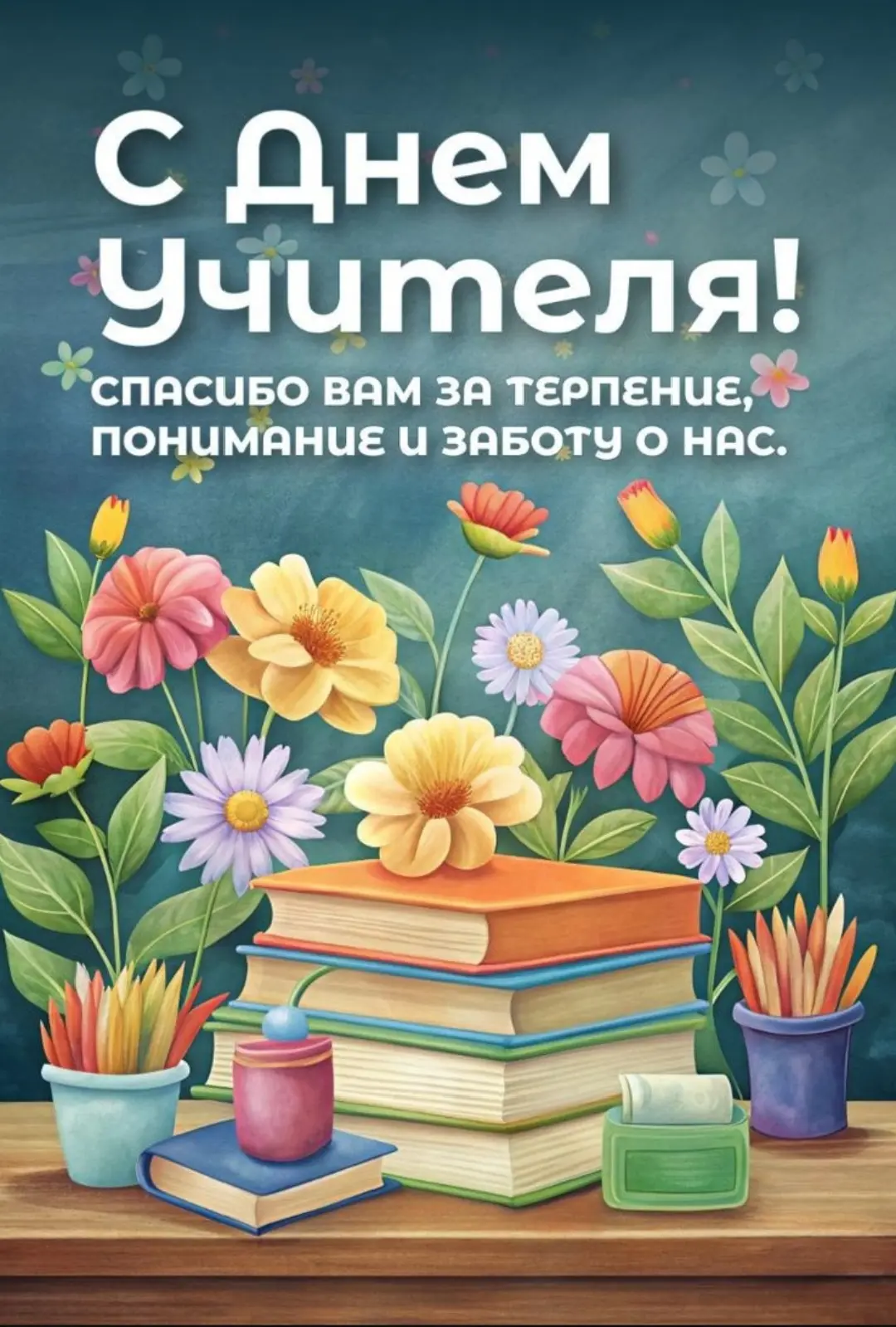 Дорогие наши учителя, с праздником Вас💐!