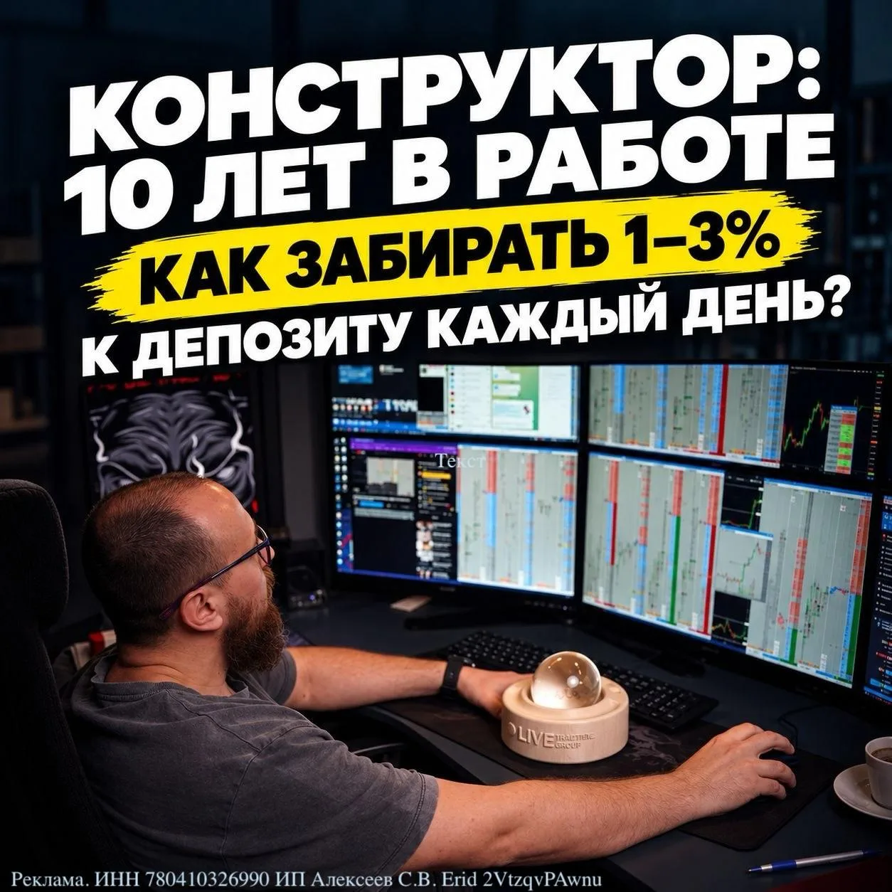 Как забирать 1-3% к депозиту каждый день: метод «Конструктор», который работает 10 лет