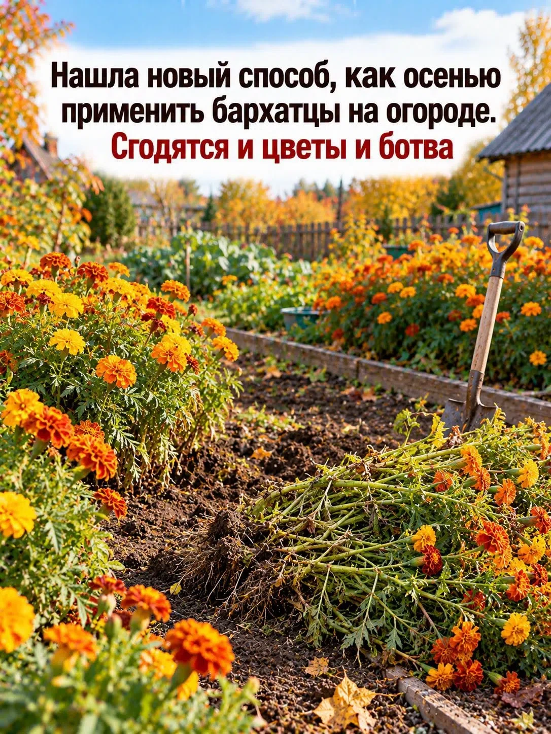 НОВЫЙ СПОСОБ ПРИМЕНЕНИЯ БАРХАТЦЕВ ОСЕНЬЮ: НЕ ВЫБРАСЫВАЙТЕ, А СПАСИТЕ ПОЧВУ ОТ НЕМАТОДЫ ...