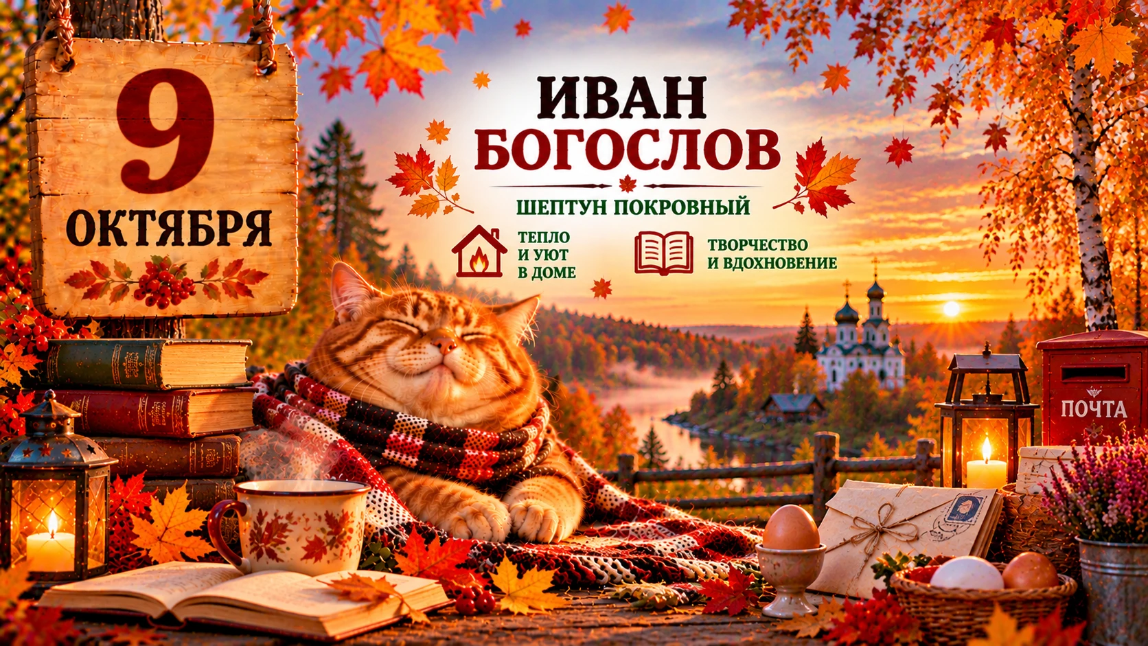 🌿 9 октября — Иван Богослов: народные приметы 🌿
