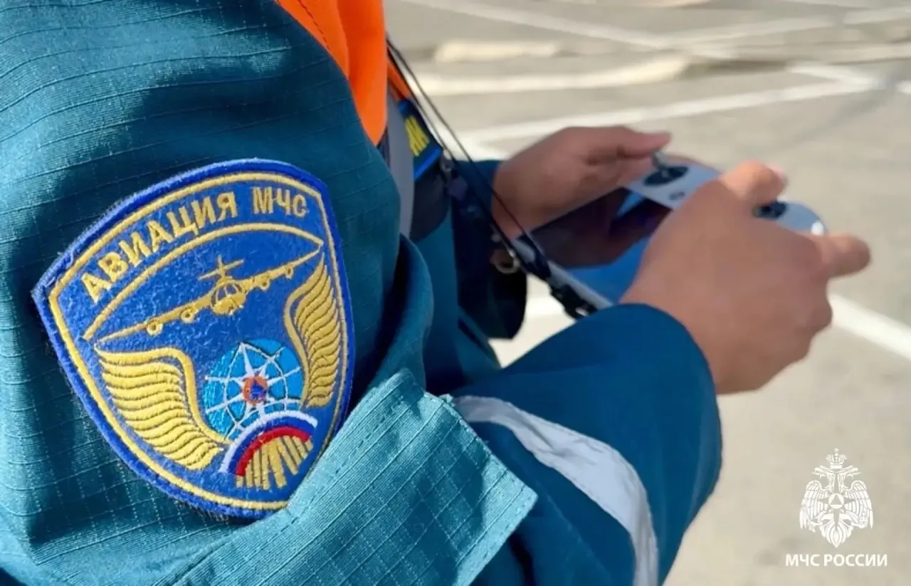 В Тере-Хольском районе Тувы беспилотной авиацией МЧС России ведутся поиски мужчины