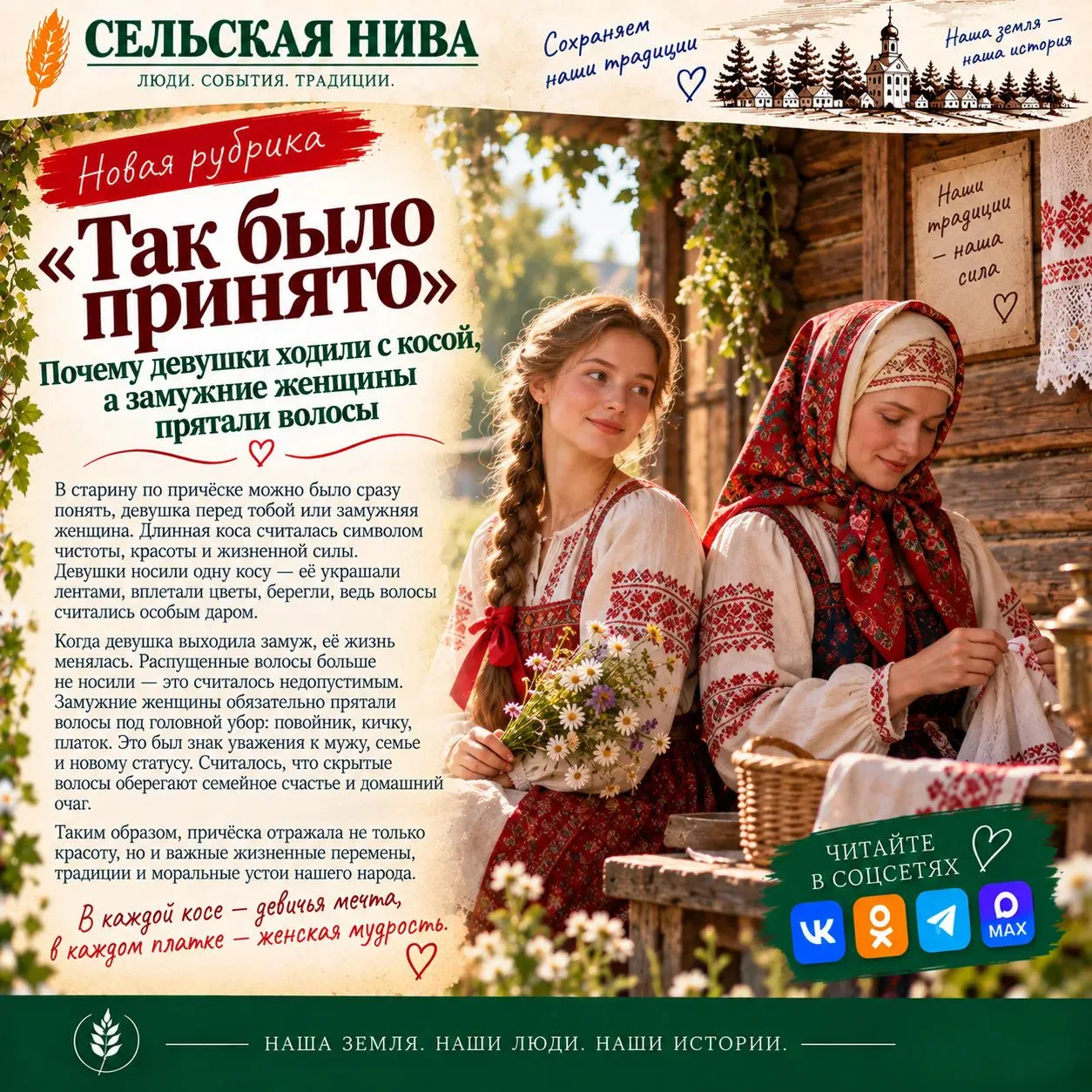 🔹️Новое из рубрики "Так было принято".