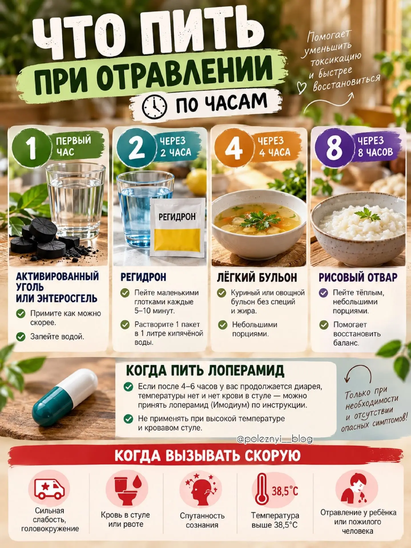 🚨 ЧТО ПИТЬ ПРИ ОТРАВЛЕНИИ? СОХРАНИ, ЧТОБЫ НЕ РАСТЕРЯТЬСЯ! 💚