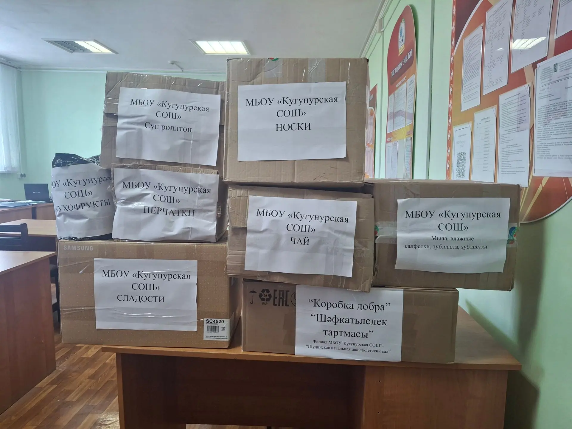 Школьное волонтерство в действии. Ученики и сотрудники МБОУ «Кугунурская СОШ» присоедин...