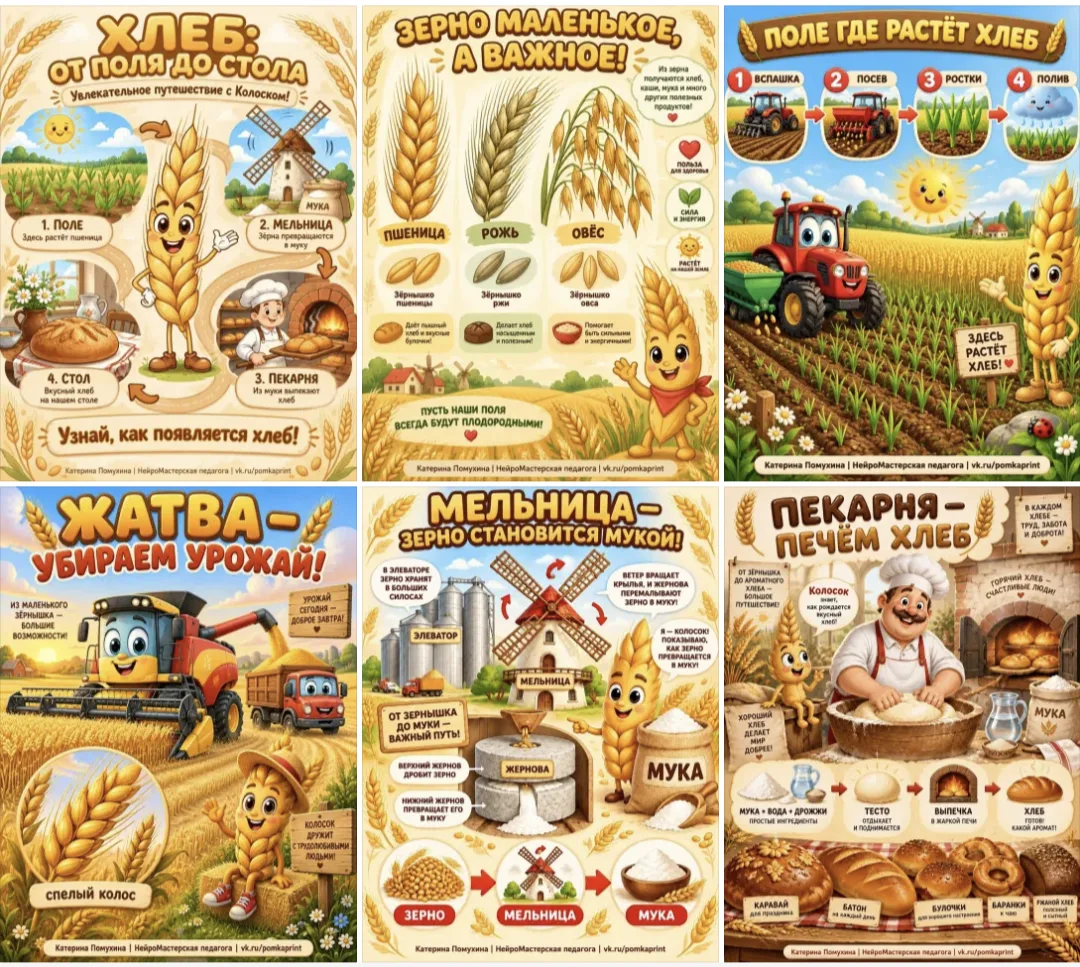 🥖 Инфолисты ко Дню хлеба