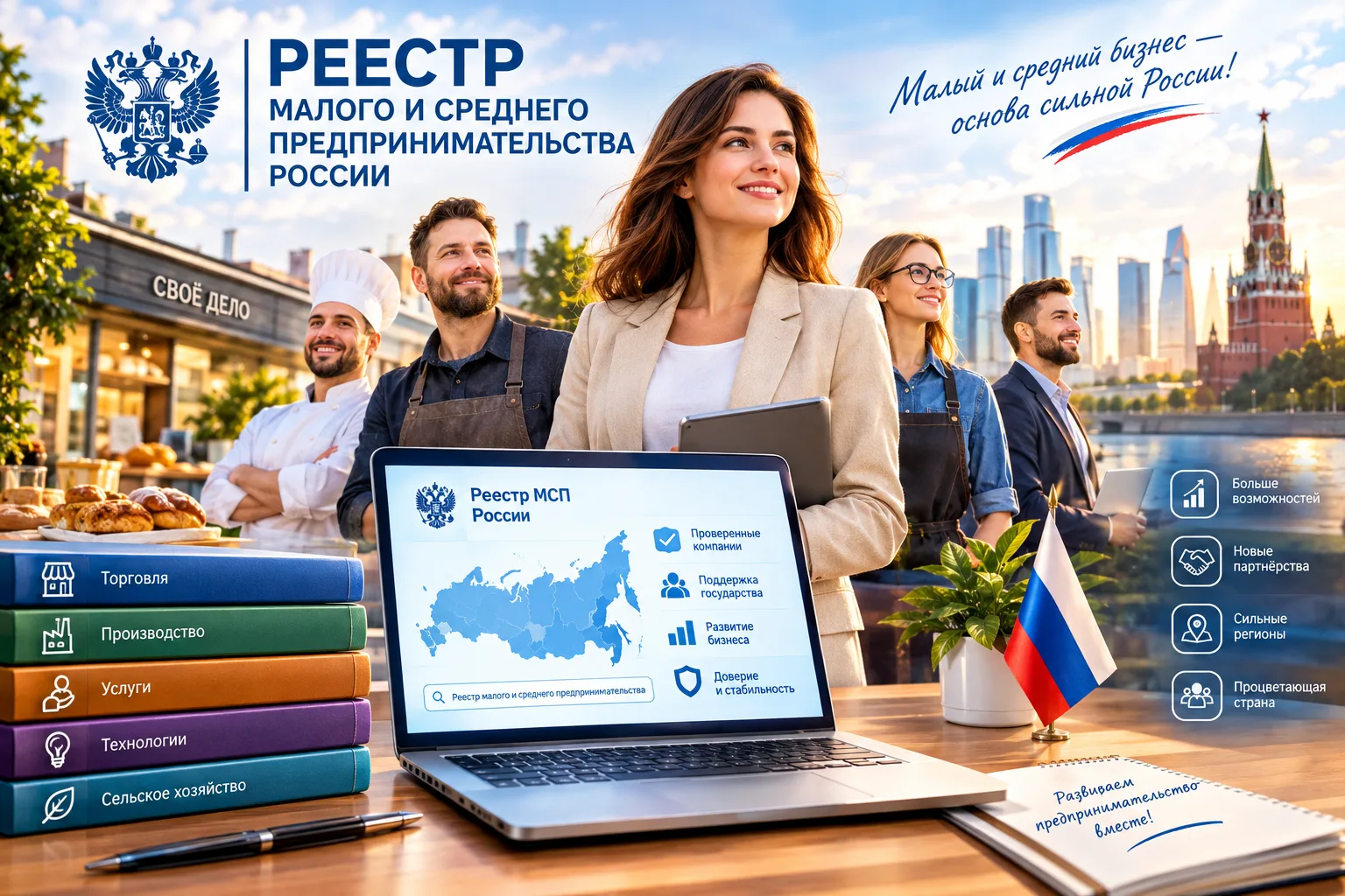 🇷🇺 Резидентов ИНТЦ будут включать в Реестр МСП без учета дохода