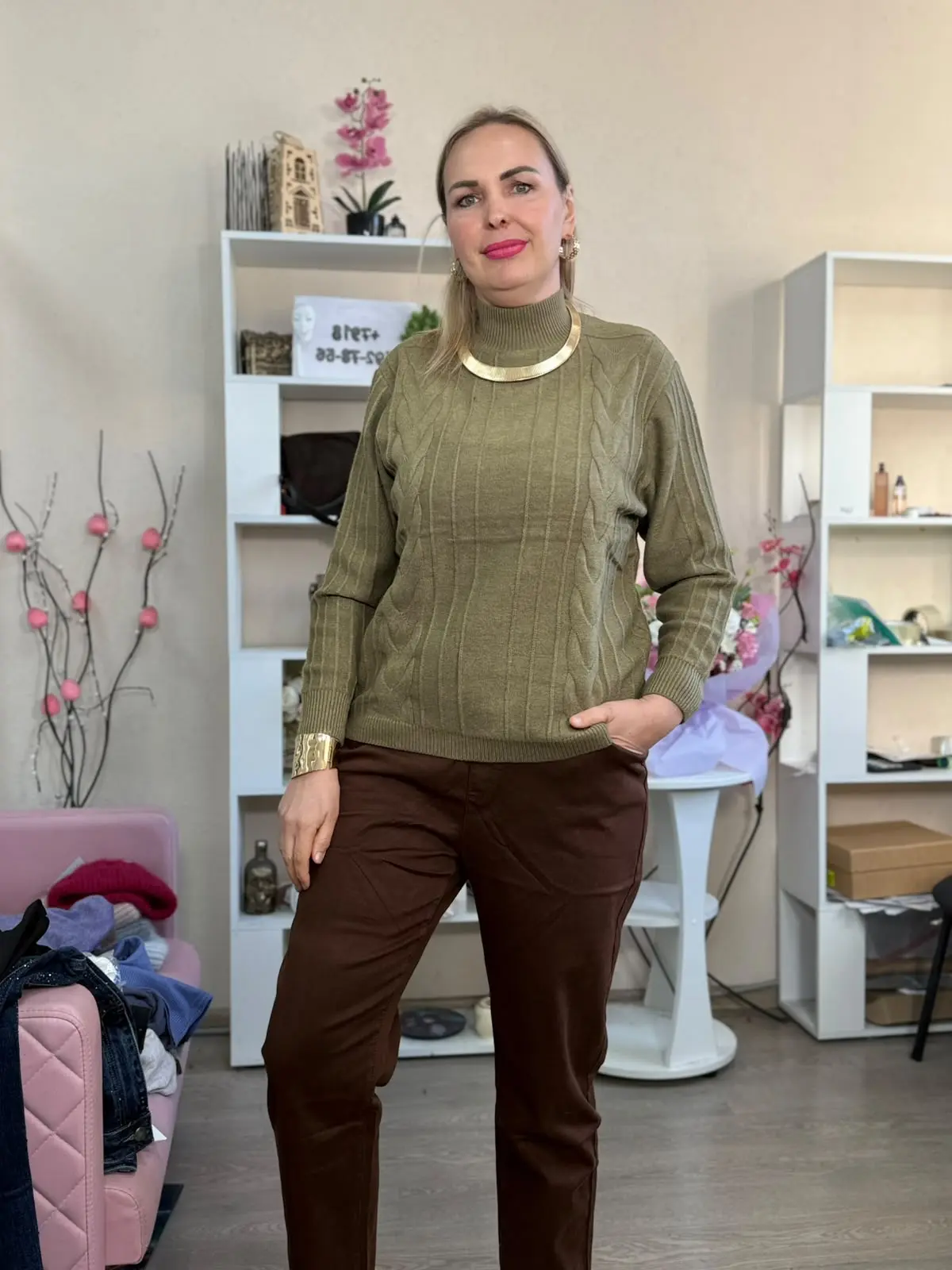 Свитер очень модный и классный