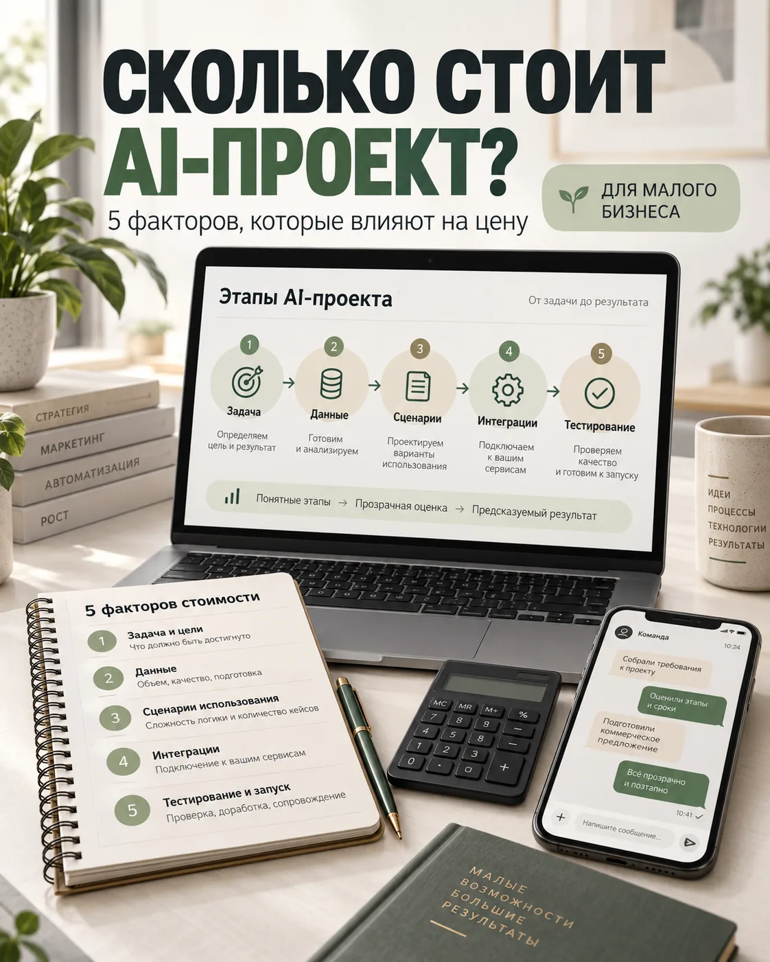 Сколько стоит небольшой AI-проект для бизнеса?