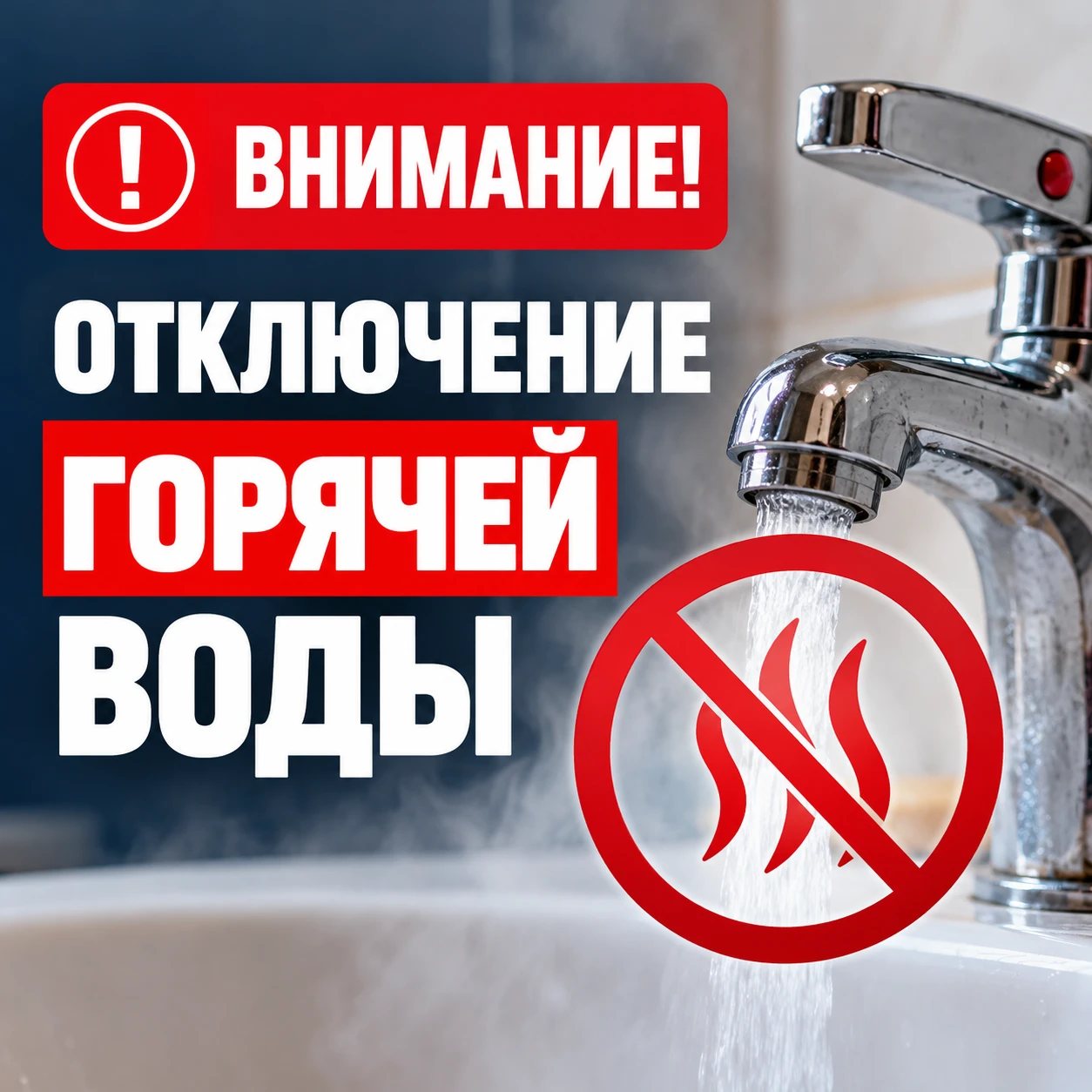 ВНИМАНИЕ! В НЕВИННОМЫССКЕ ОТКЛЮЧАТ ГОРЯЧУЮ ВОДУ!