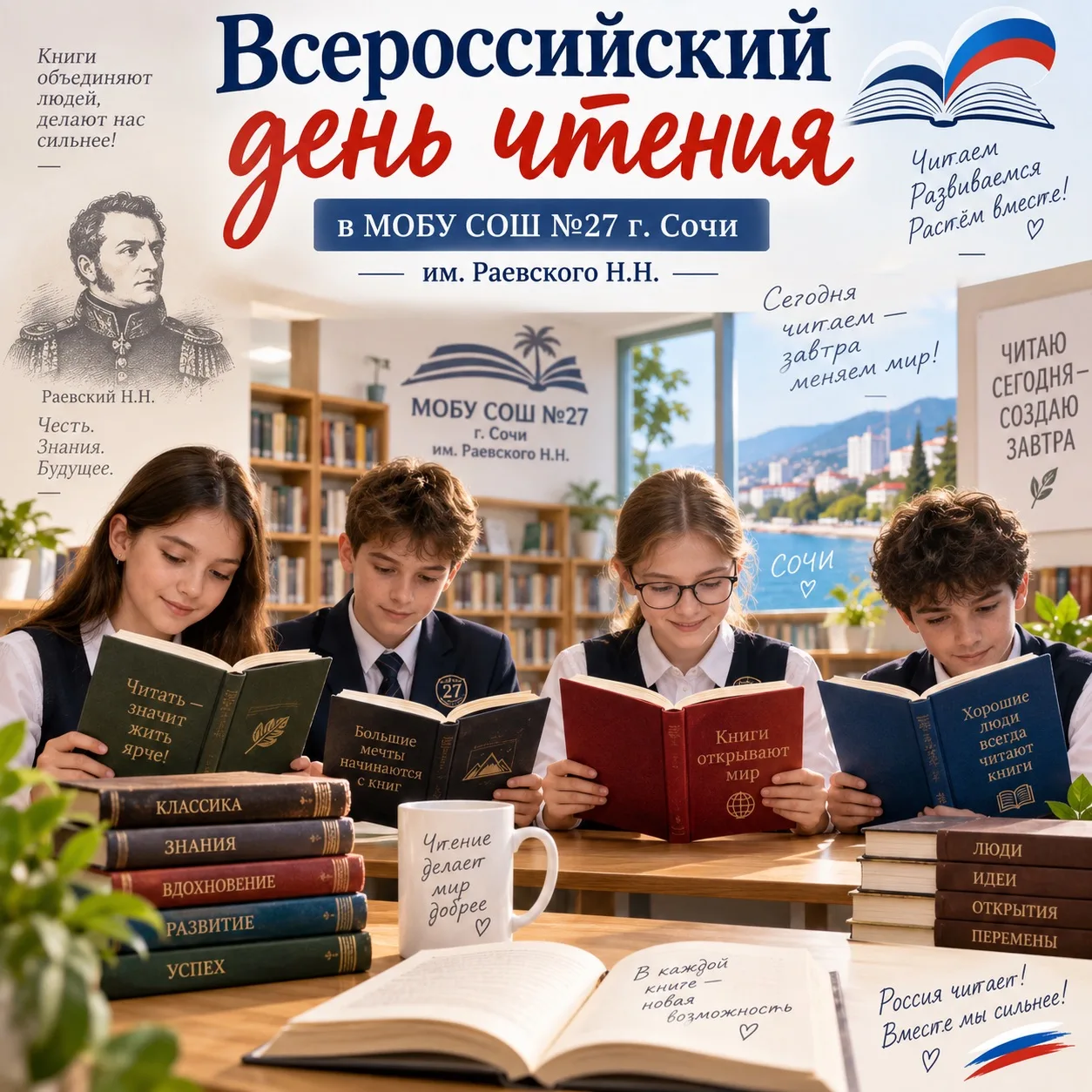 🎉 Всероссийский день чтения прошёл у нас в библиотеке — и это было по-настоящему волше...