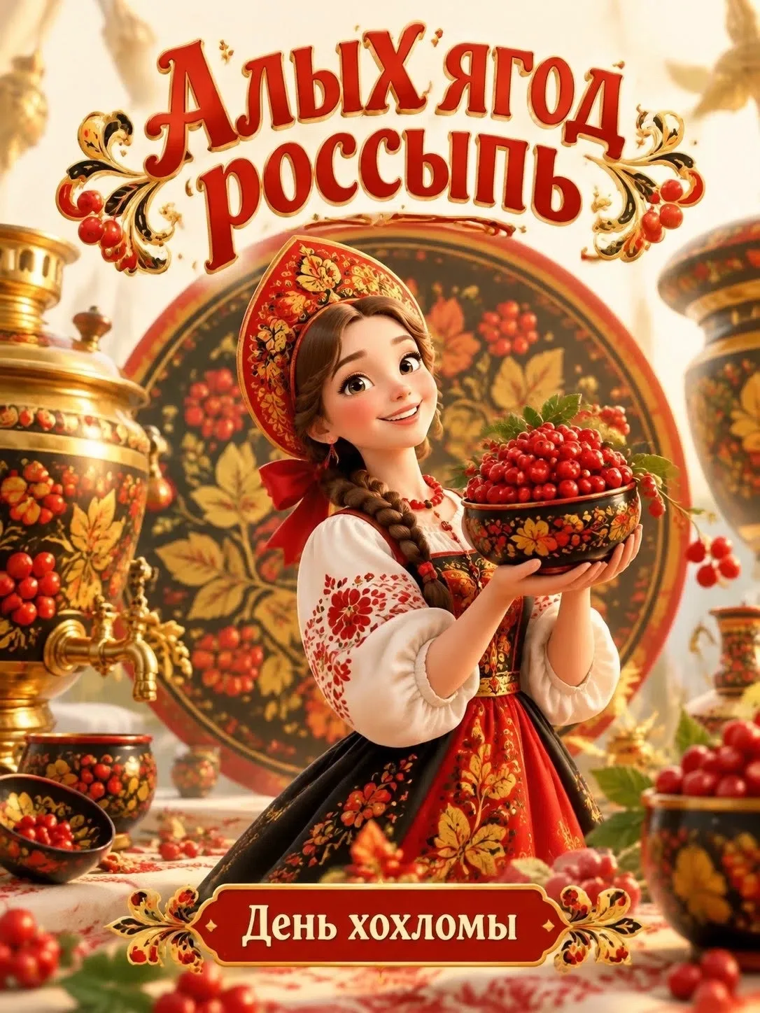 Сегодня, 13 октября 2026 года отмечается День хохломы — праздник, посвящённый одному из...