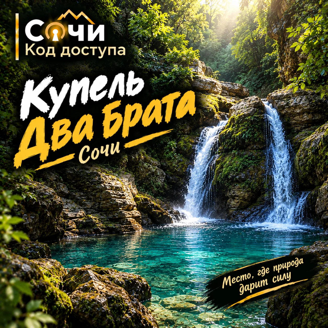 💧 Купель «Два брата»: тайна горного ущелья Сочи
