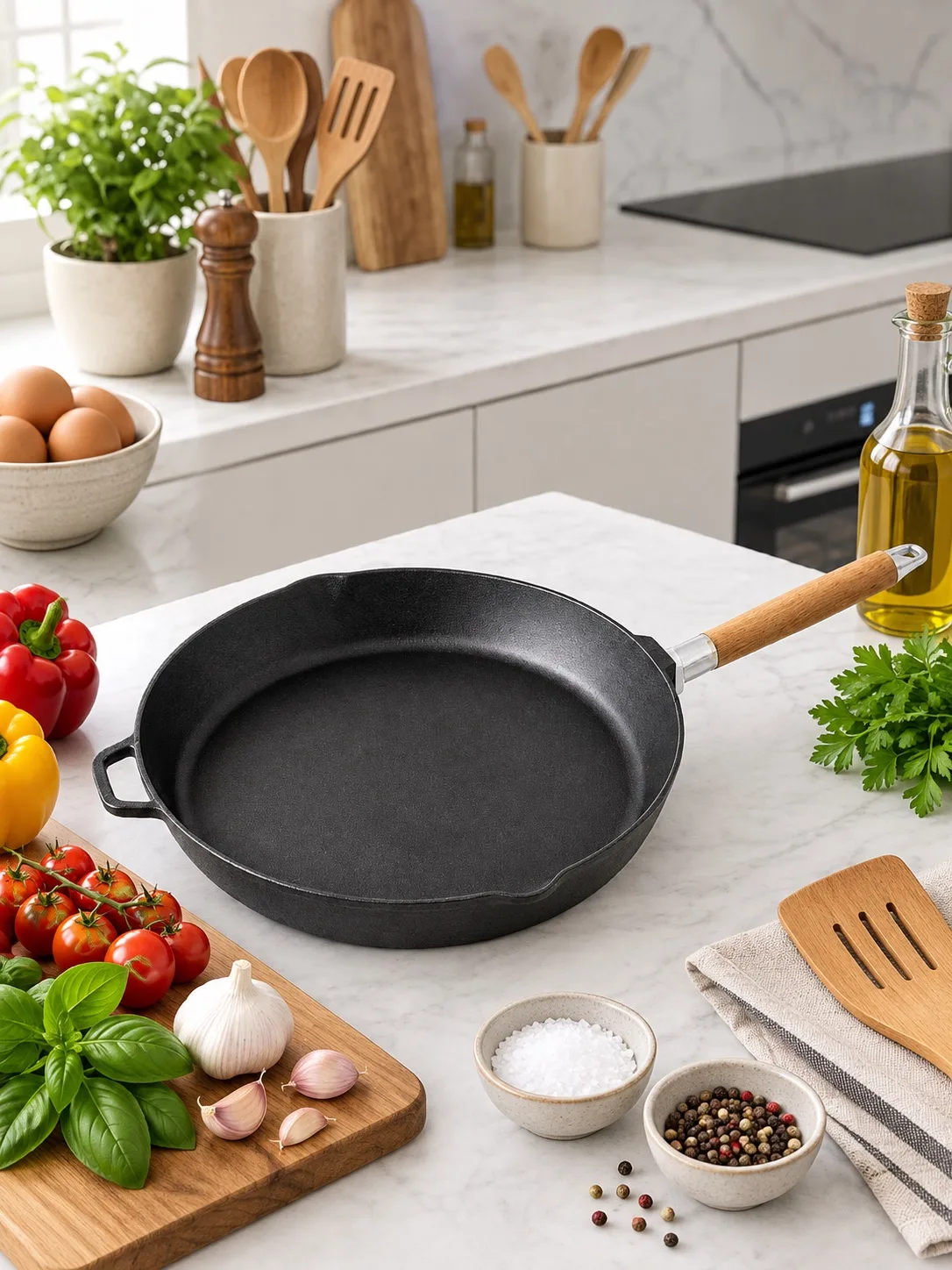 🍳 Чугунная сковорода — классика, которая нужна на каждой кухне!