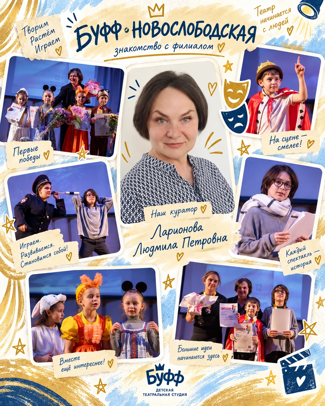 🎭 Продолжаем знакомить вас с филиалами «БУФФ» и людьми, которые каждый день создают в ...
